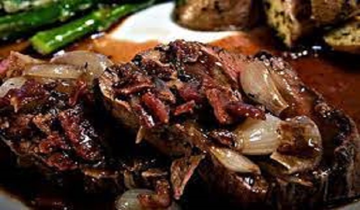 Beef Tenderloin with Roasted Shallots