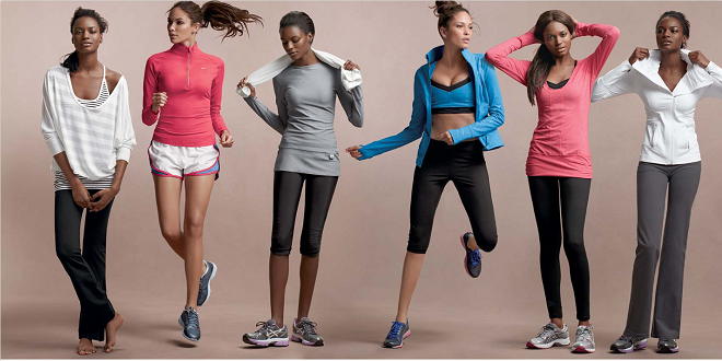 4 fitness clothing types for women